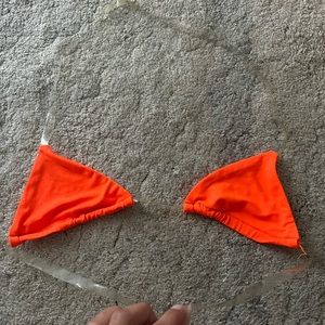 Neon orange OhPolly swim top🧡🍑